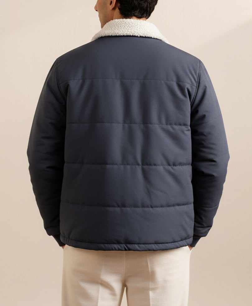 Navy Cloudline Quilted Jacket Evo Zone