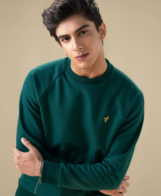 Evo Zone Fresh Green Raglan Sweatshirt