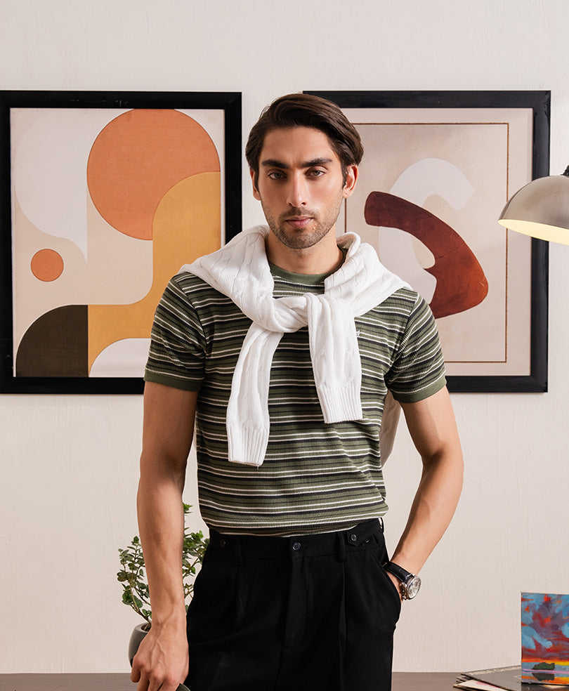 Green Striper Crew Evo Zone