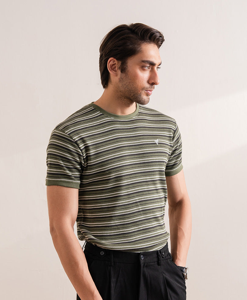 Green Striper Crew Evo Zone