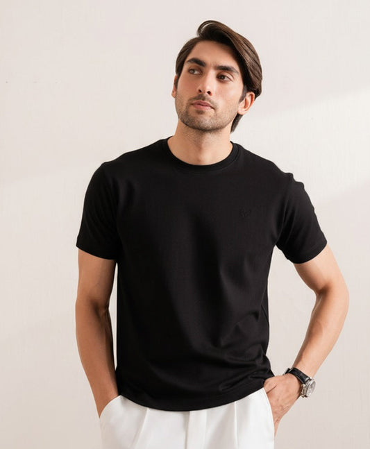 Black Evo Zone Interlock Crew