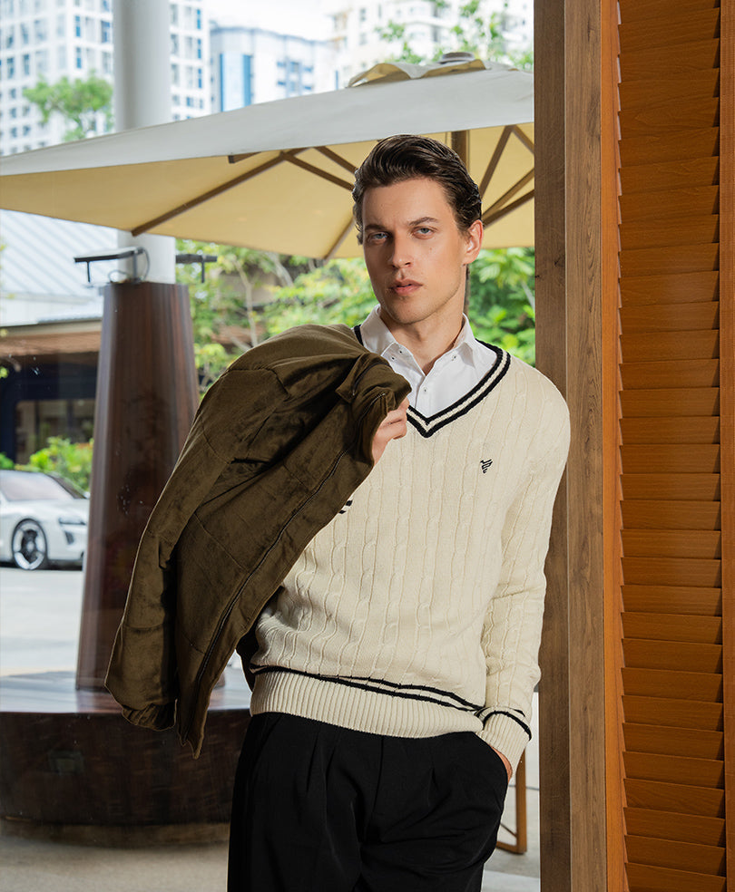 Brown Corduroy Puffer Jacket Evo Zone