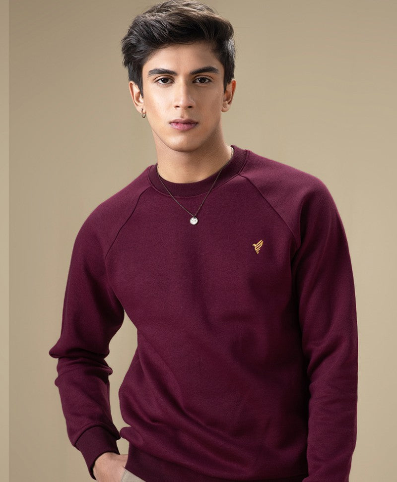 Evo Zone Maroon Raglan Sweatshirt