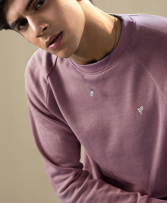 Purple Raglan Sweatshirt Evo Zone