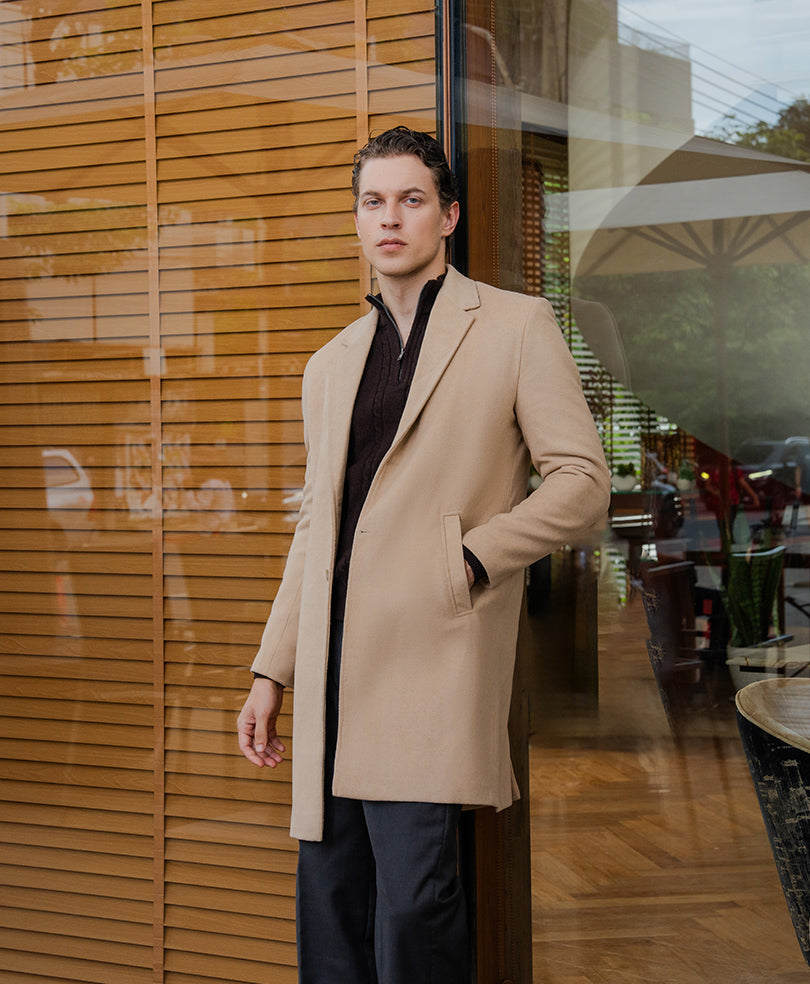 DK Evo Zone Chocolate Cable Zipper Sweater