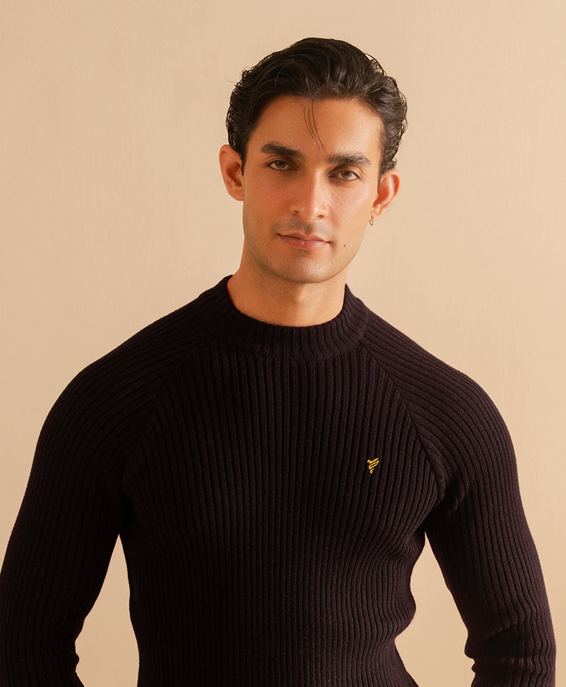 Evo Zone DK Purple Raglan Sweater