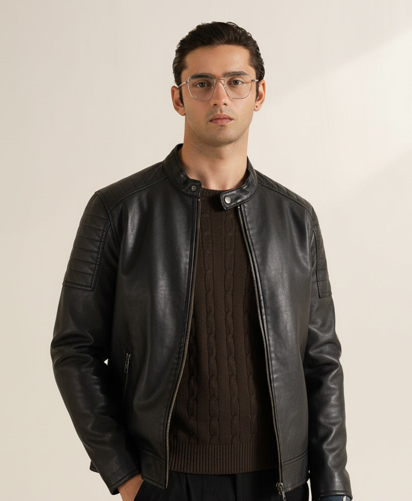 Chocolate Evo Zone Brown Cable Knit Sweater