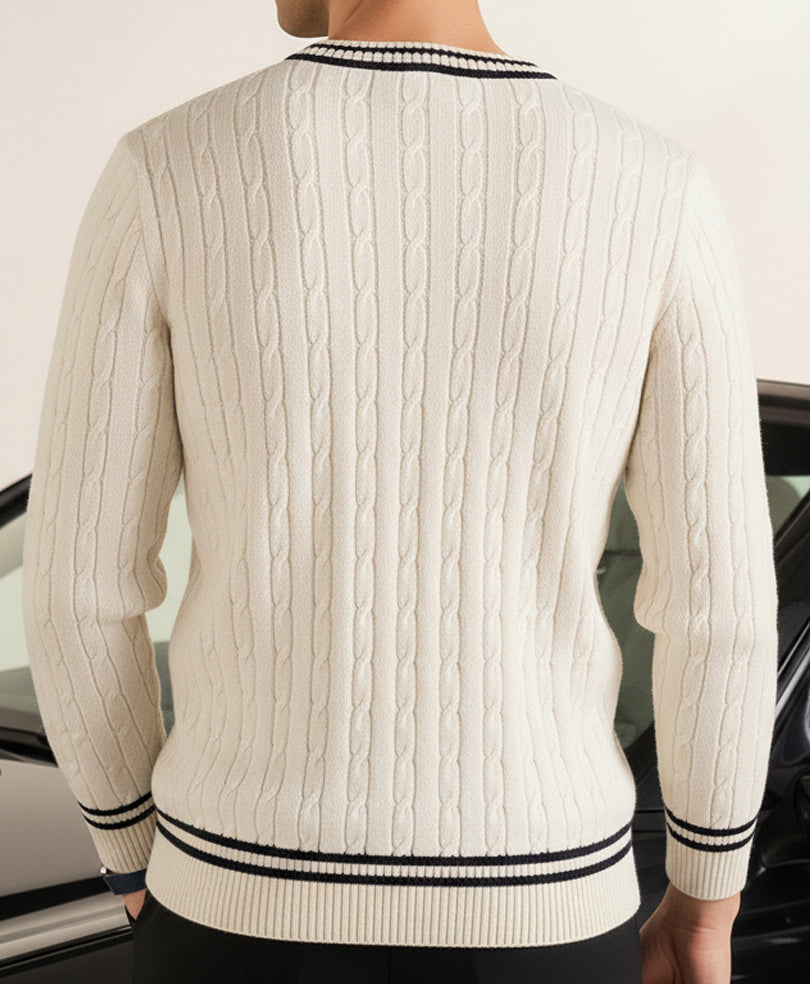 Classic Evo Zone Cable Knit Sweater